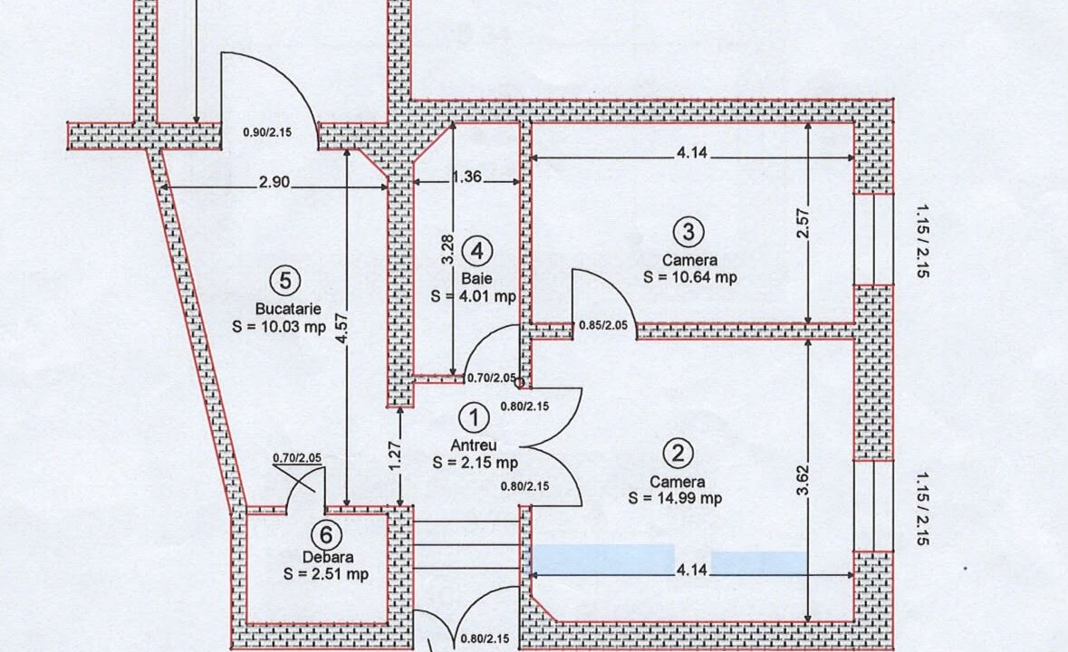AP1562-Geta-Apartament 3 cam. de vanzare – str. M. Eminescu 34